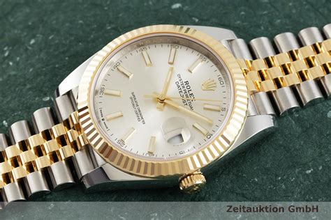 Rolex Datejust 41 Black Dial Stahl / Gold Automatik Herrenuhr.